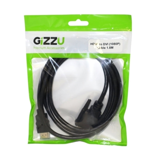 Gizzu High Speed 1.8m HDMI to DVI-D Cable