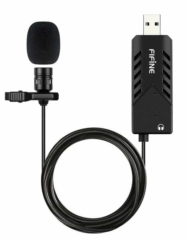 Fifine Lavalier USB Lapel Microphone