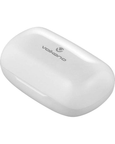 Volkano Pico Series True Wireless Bluetooth Earphones- White