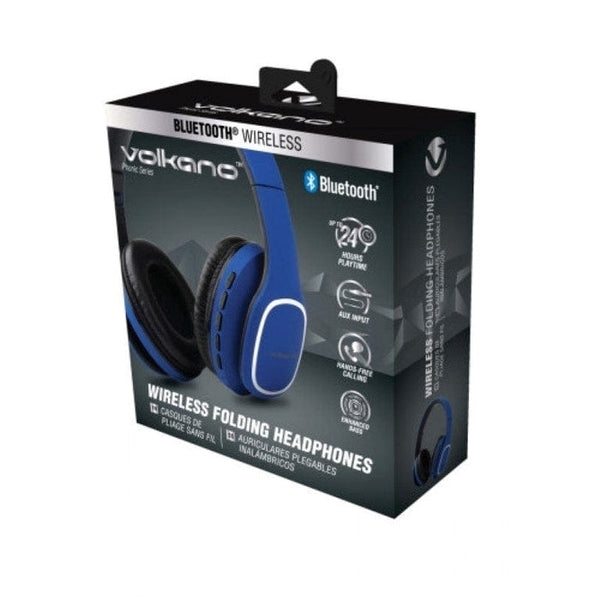 Volkano VK-2002-BL Phonic Serie Bluetooth Headphones- Blue