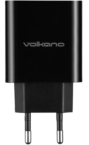 Volkano Cupla series 3.1A Dual Output Charger - Black
