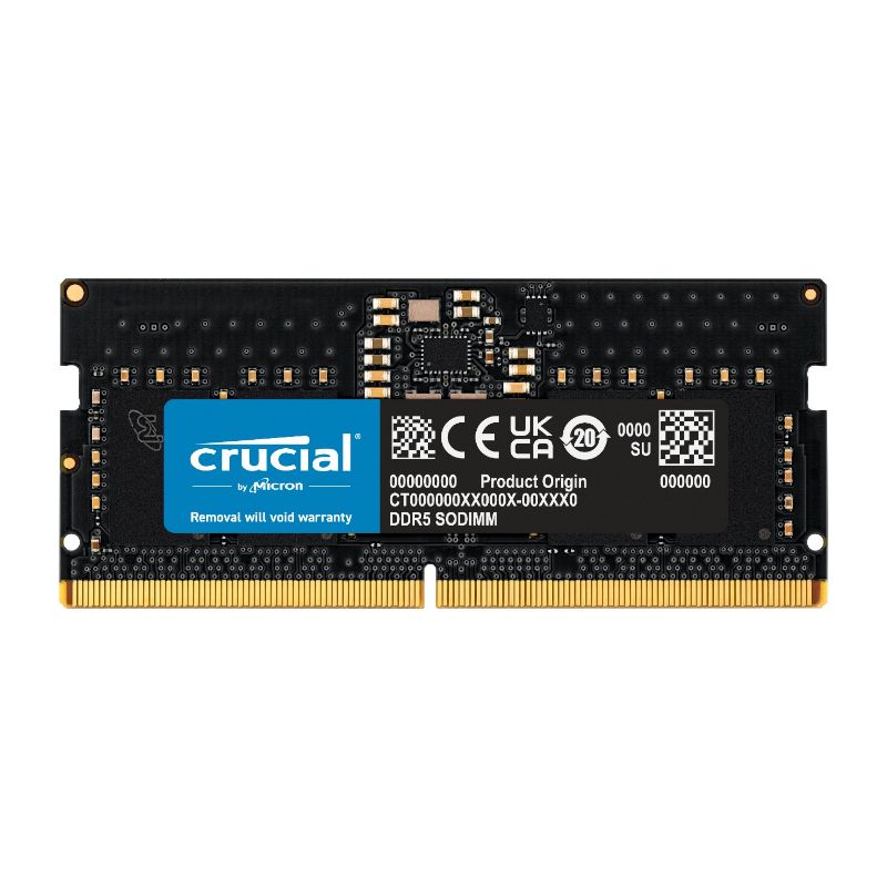 Crucial 8GB DDR5-4800 SODIMM Laptop Memory – CRM Technology Pty Ltd