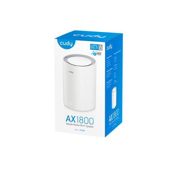 Cudy AX1800 Gigabit Mesh Wi-Fi 6 System M1800 2.0 (1 Pack)