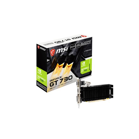 MSI NVIDIA GeForce GT 730 2GB DDR3 Graphics Card