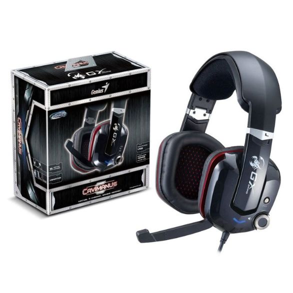 Genius HS-G700V Cavimanus Virtual 7.1 Black Gaming Headset