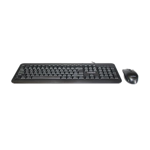 LesTech Keyboard & Mouse Wired Desktop Set -USB