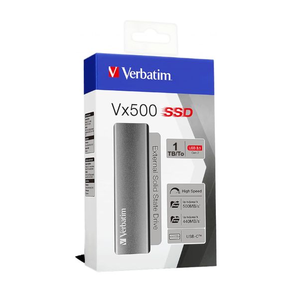 Verbatim VX500 External 1TB USB 3.1 SSD