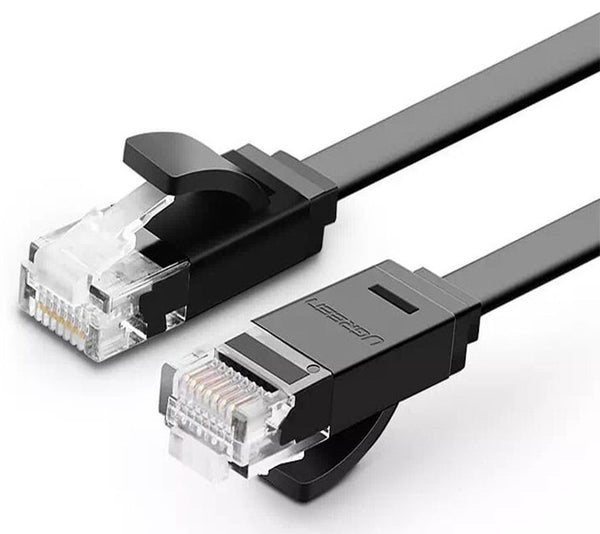 UGREEN CAT6 Ethernet 10m Flat Lan Cable Black